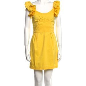 Akira Naka A-Line Ruffle Mini Dress